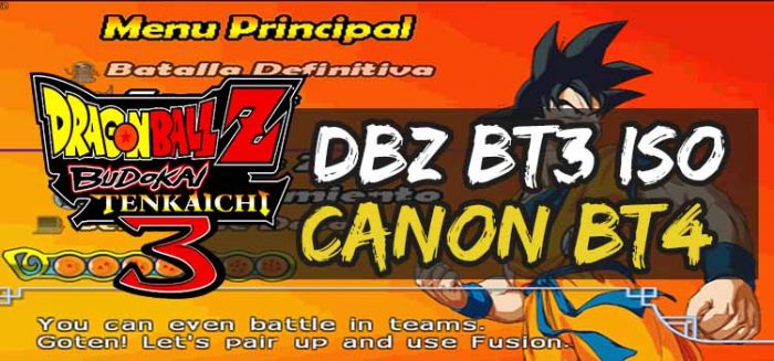 Descargar ISO CANON BT4 Dragon Ball Z Budokai Tenkaichi