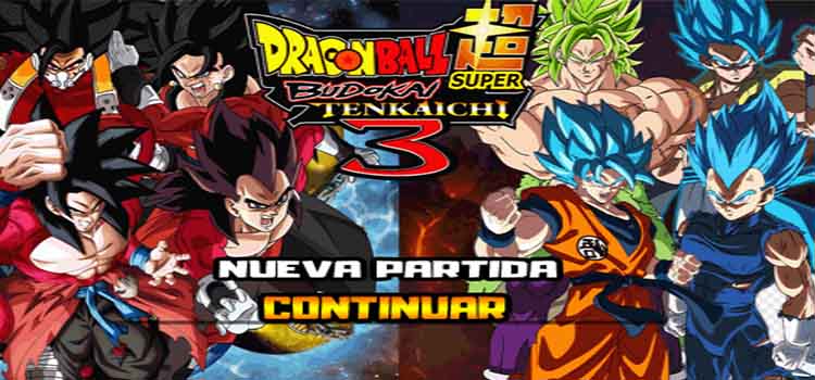 Descargar ISO Super BT3 DBZ Budokai Tenkaichi 3 Mods Ps2